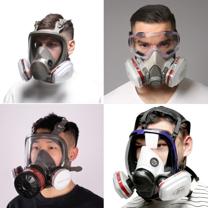 Respirator Half Face - 1세트 하프 페이스 방진 마스크 신형