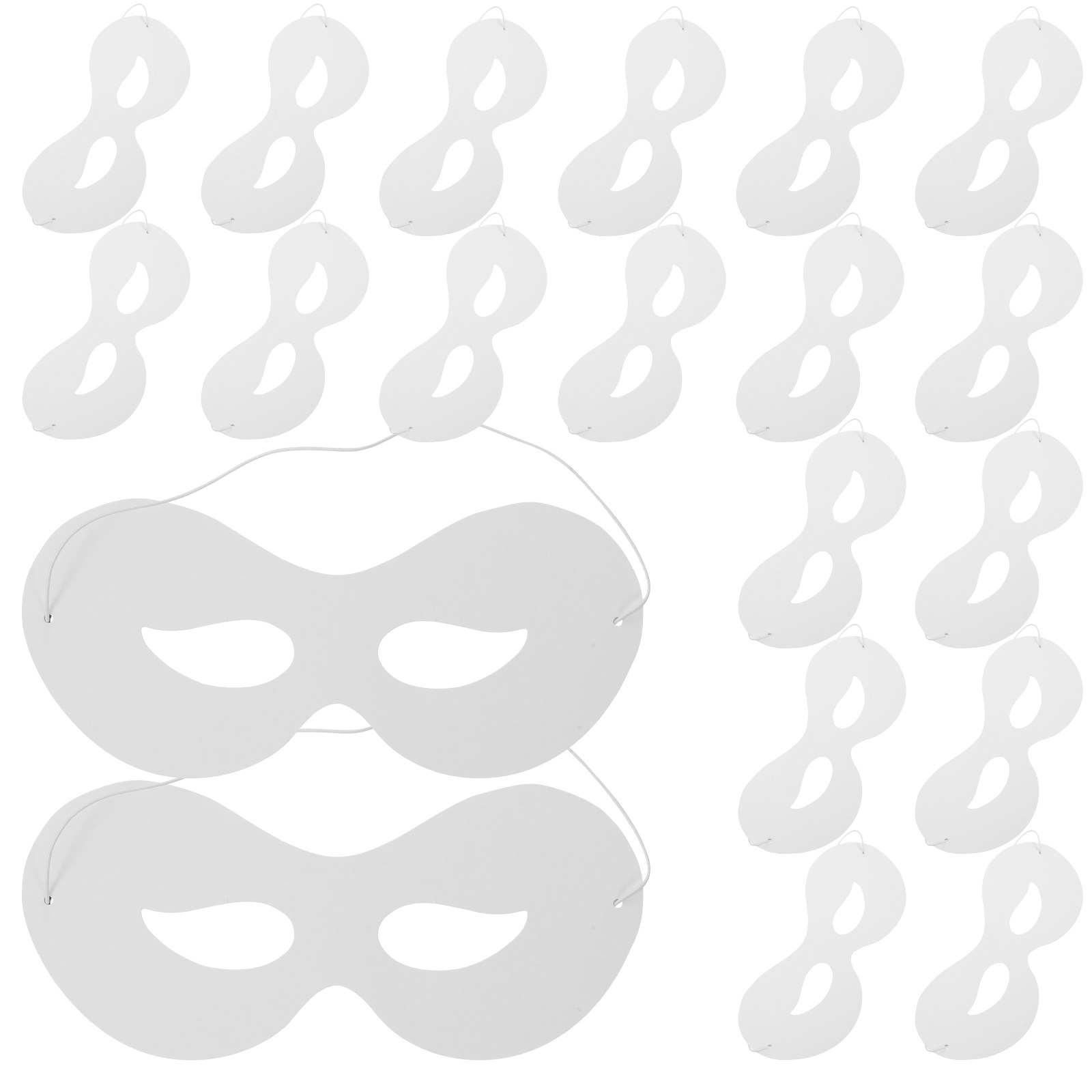 40Pcs 어린이 DIY 페인트 가능한 흰색 종이 마스 - Kids Face Mask 리뷰 및 가격
