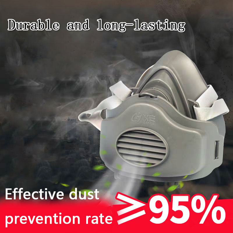 하우스클린 작업 안전 고무 마스크 면 필터 반면형 방진 - Respirator Half Face 리뷰 및 가격