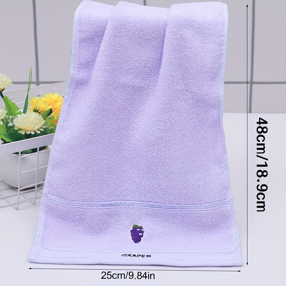 무작위 색상 과일 무늬 수건 3개, 순면 어린이 수건, - Cloth Face Mask Washable 리뷰 및 가격